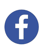 A blue and green logo for facebook.