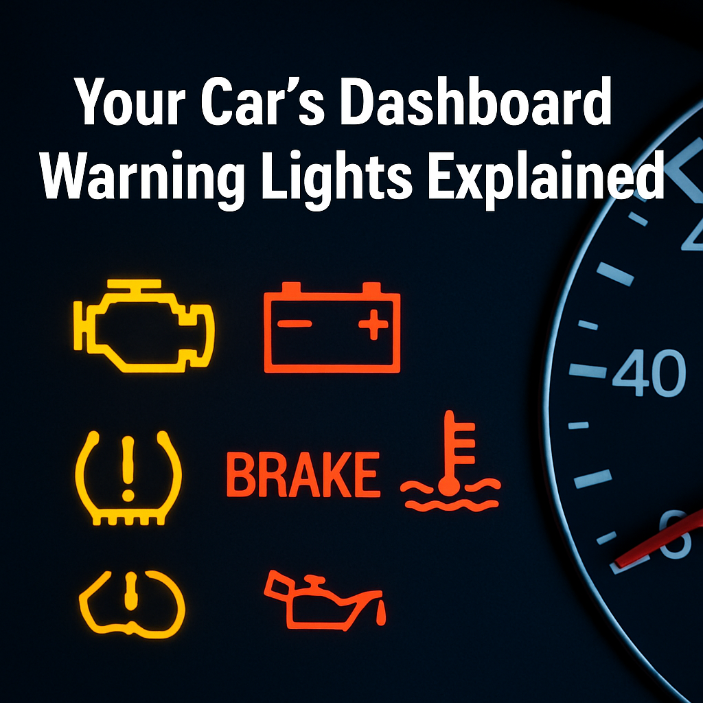 Your Car’s Dashboard Warning Lights Explained: What to Know Before You Panic